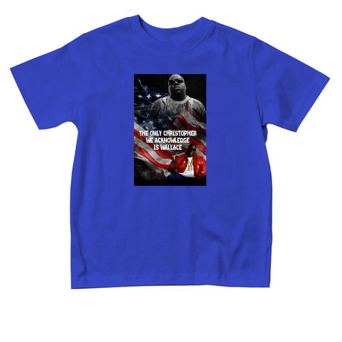 Biggie Smalls T-Shirt, a Royal Blue Toddler Tee