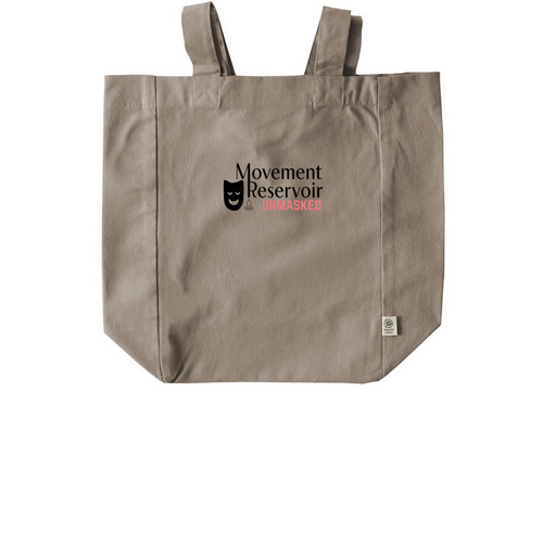 MRDC Unmasked Tote, a Pumice Recycled Cotton Tote Bag
