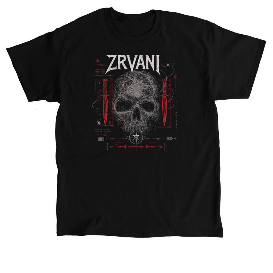 SHARP KNIFE! design, a Black Classic Unisex Tee