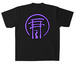 $KRRT ANGLE TEXAS CRIPPLER, a Black Heavyweight Garment Dye Tee (back-view)
