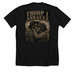 Troop Shyt, a Solid Black Blend Premium Unisex Tee (back-view)