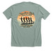 Carolina Girls Best in the World, a Heather Sage Premium Unisex Tee (back-view)
