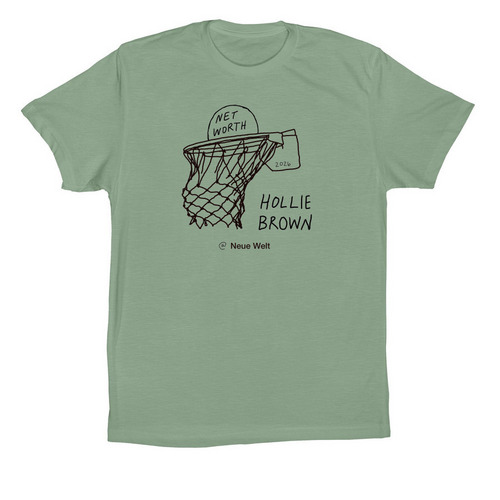 NET WORTH, a Sage Premium Cotton Tee