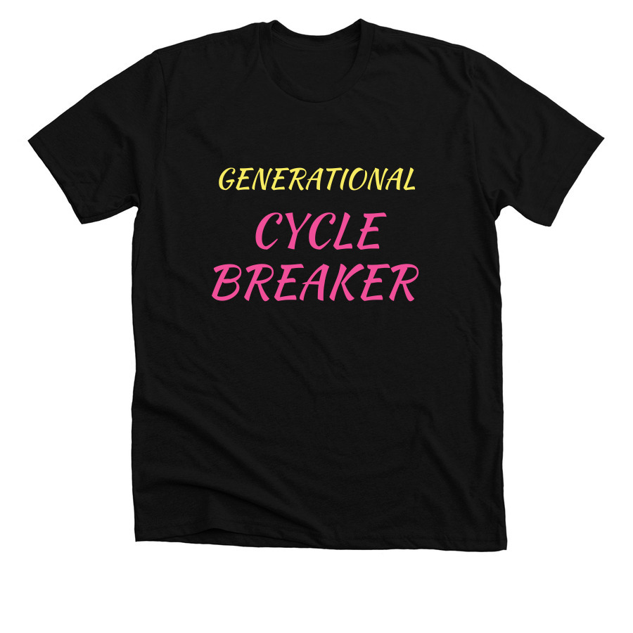 CYCLE BREAKER&nbsp;, a Solid Black Blend Premium Unisex Tee