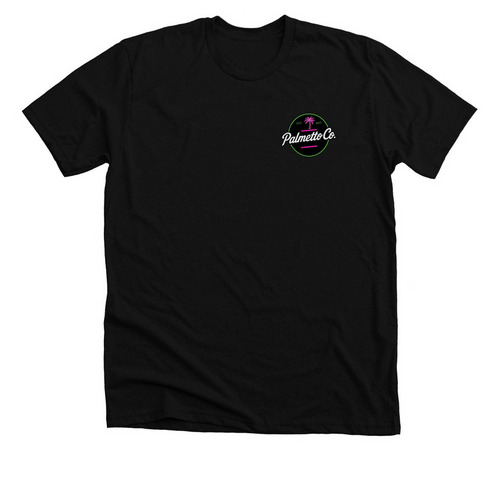 Megan's Palmetto T, a Solid Black Blend Premium Unisex Tee