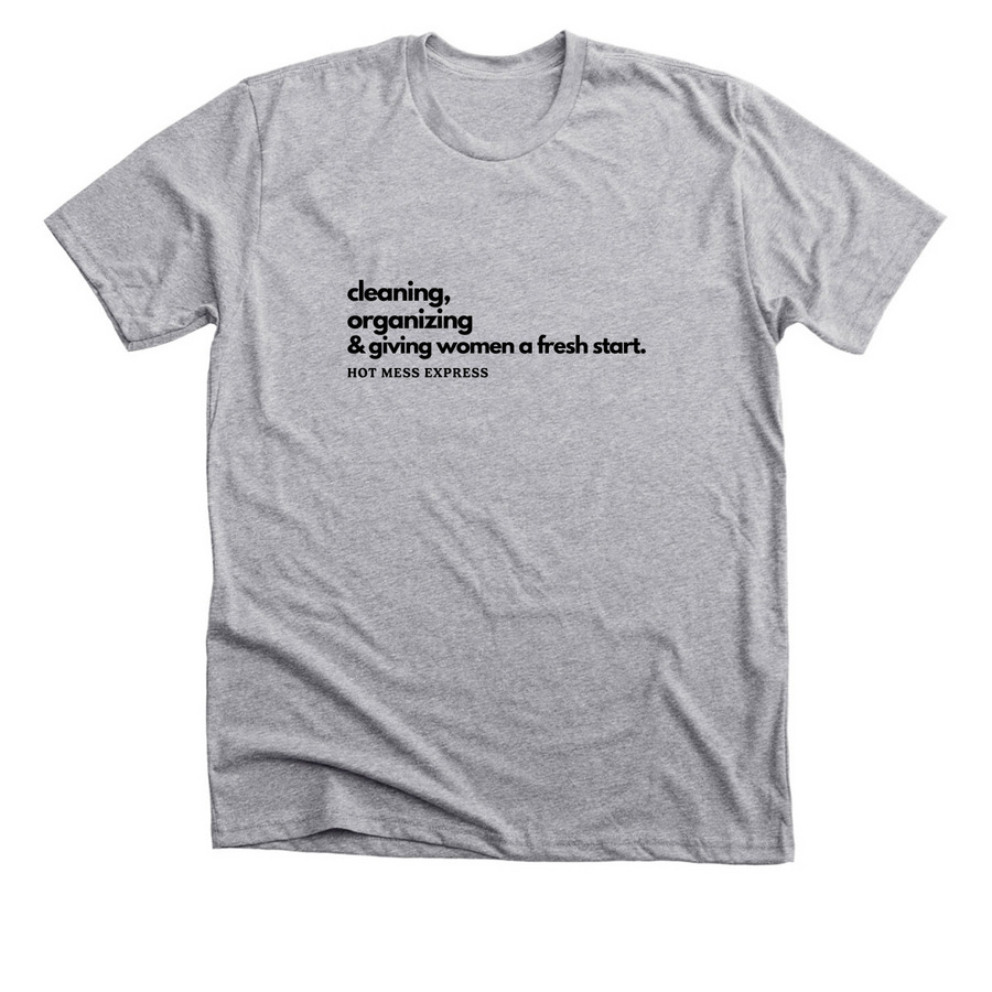 Fresh Start, a Athletic Heather Premium Unisex Tee