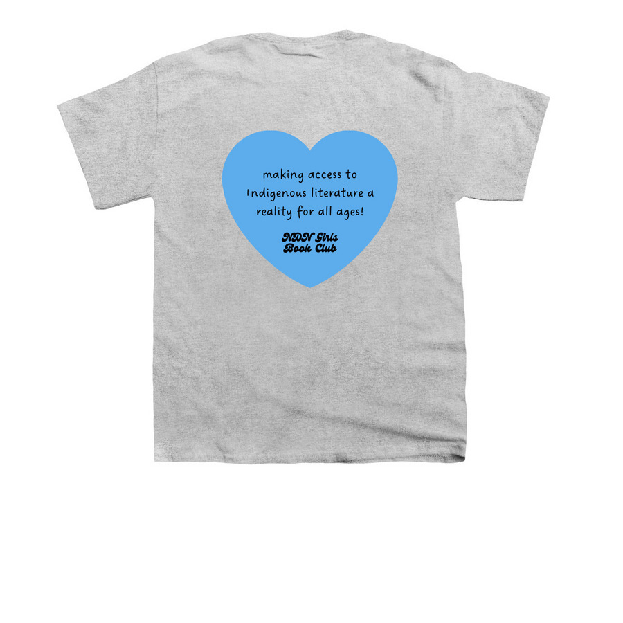 Blue Corn Fest Tee, a Sport Grey Youth Unisex Tee (back-view)