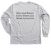 FCC Long Sleeve Tee, a Sport Grey Classic Long Sleeve Tee (back-view)