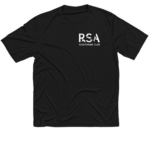 RSA Athletic Shirts, a Black Classic Performance Tee