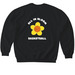 Logo Sweatshirt, a Black Softstyle Crewneck Sweatshirt (back-view)