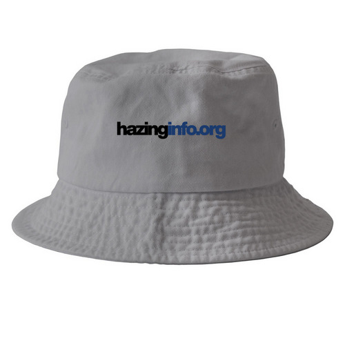 Hazinginfo.org, a Grey Printed Bucket Hat