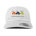 Classic Baseball Cap (Color Logo), a White Printed Classic Baseball Cap