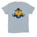 House of Duck Coat of Arms, a Light Blue Premium Cotton Tee