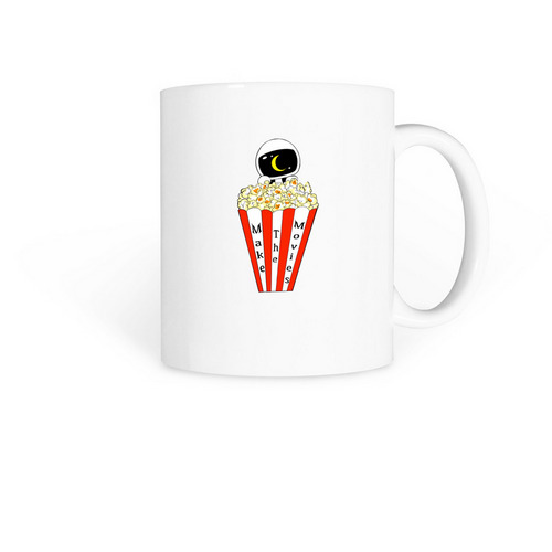 Make The Movies, a White Coffee Mug