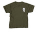 Silliest goose with pocket circle, a Military Green Youth Unisex Tee