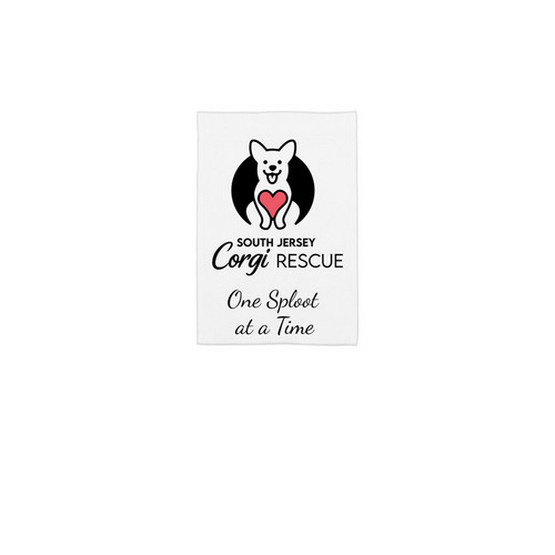 SJCR Yard Flag, a White 12" x 18" Yard Flag
