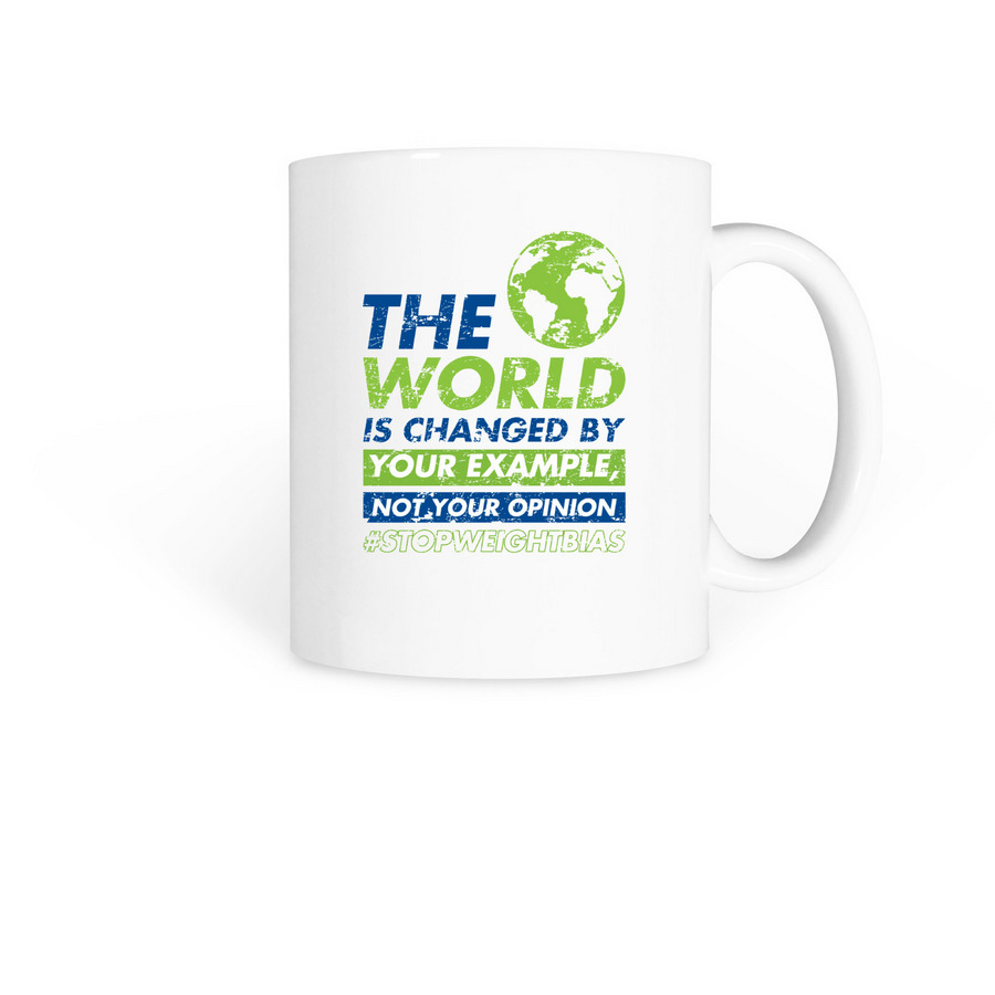 Change by Example Mug, a White Coffee Mug
