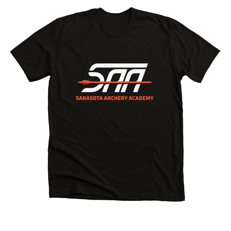 SAA Everyday Wear, a Black Heather Premium Unisex Tee