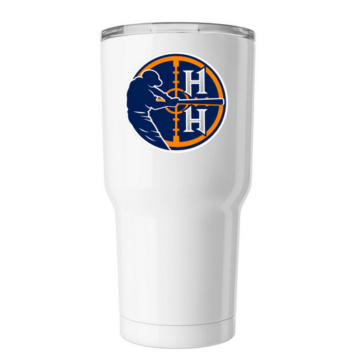 Tumblers, a White Insulated Tumbler
