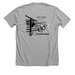 M. SMITH BLACK & GRAY&nbsp;, a Athletic Heather Premium Unisex Tee (back-view)