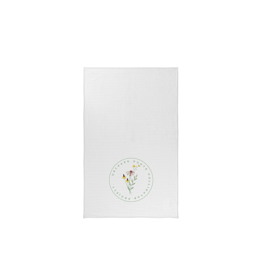 Pollinator Project, a White Tea Towel