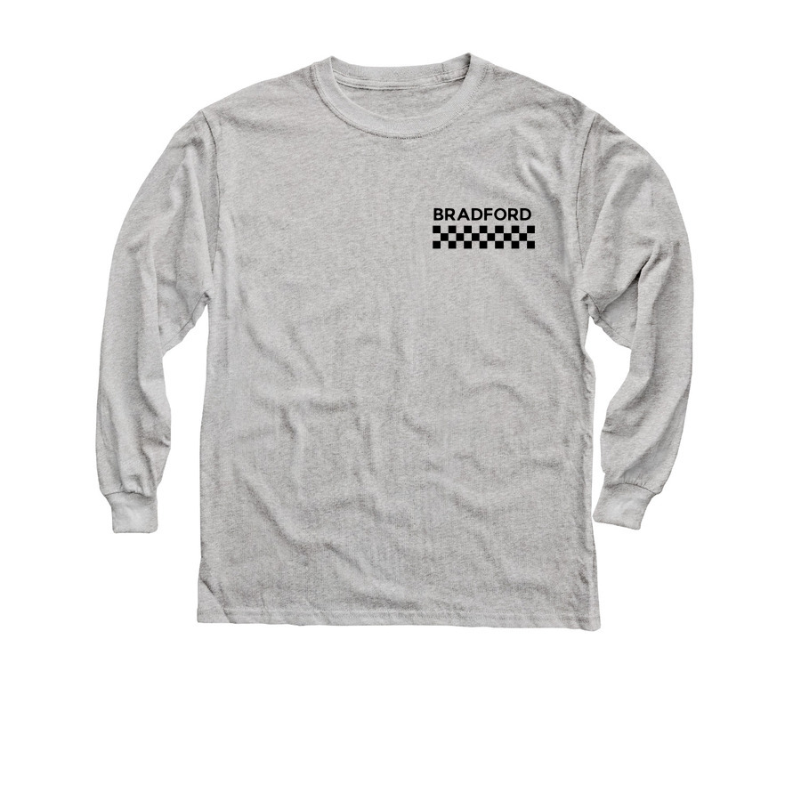 Racing Inspired Logo 1990, a Sport Grey Youth Long Sleeve Tee
