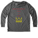 The King Has Arrived, a Aluminum Grey Allmade Eco Triblend Hoodie Tee (back-view)
