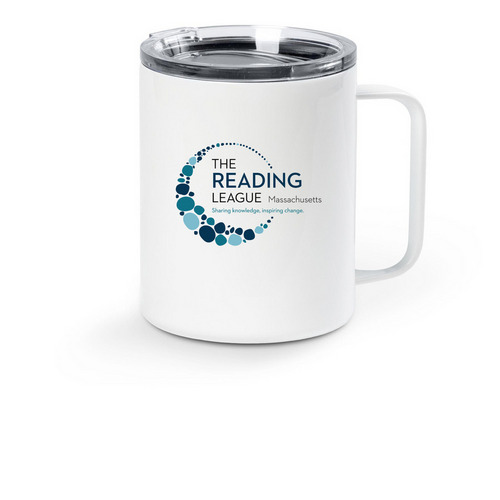 Support TRL-MA!, a White Stainless Steel Travel Mug