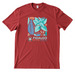 Fidalgo Nature School x Allmade ECO Apparel, a Beet Red Allmade Heavyweight Recycled Cotton Tee