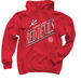 Red Devil Slant, a Red Pullover Hoodie