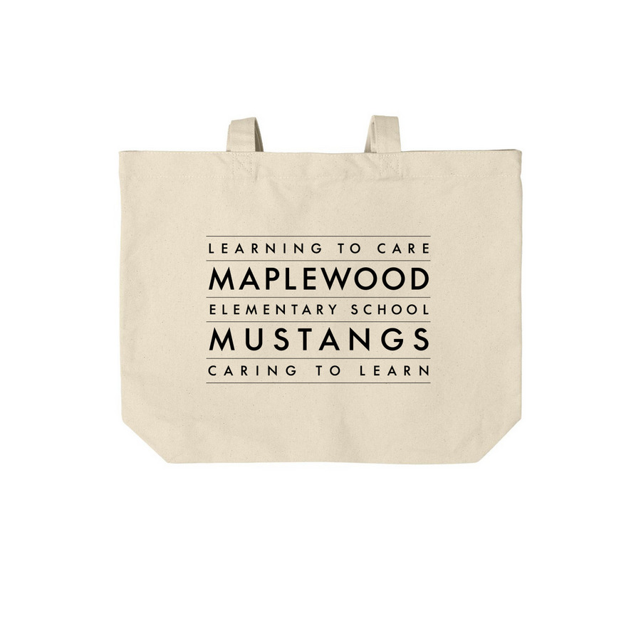 Learning to Care Tote Bag, a Natural Cotton Canvas Tote Bag