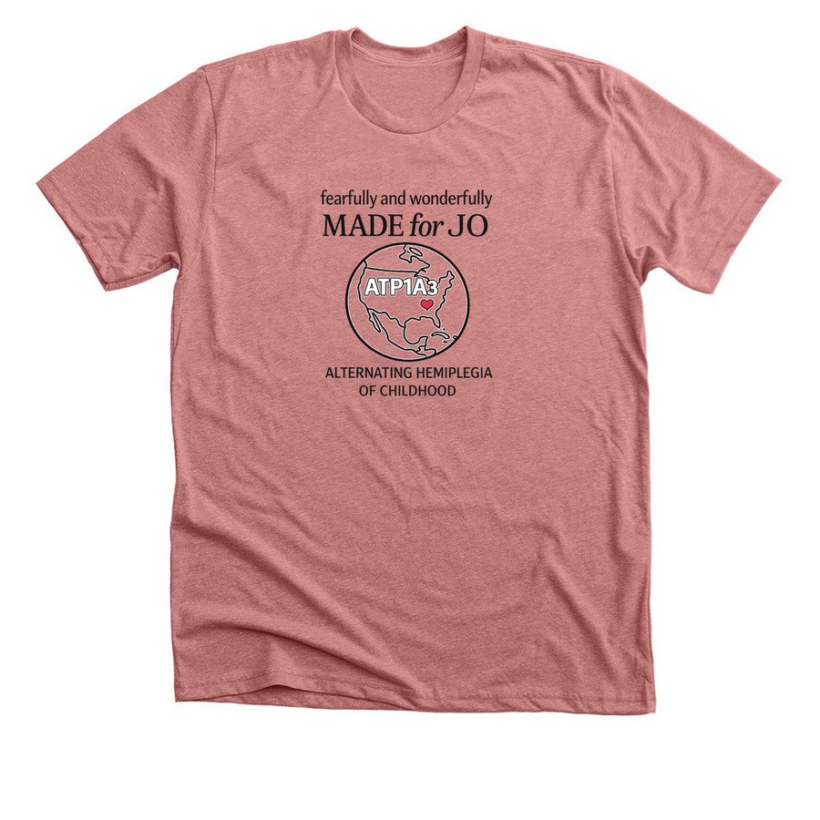 Fearfully & wonderfully loved ??, a Heather Mauve Premium Unisex Tee