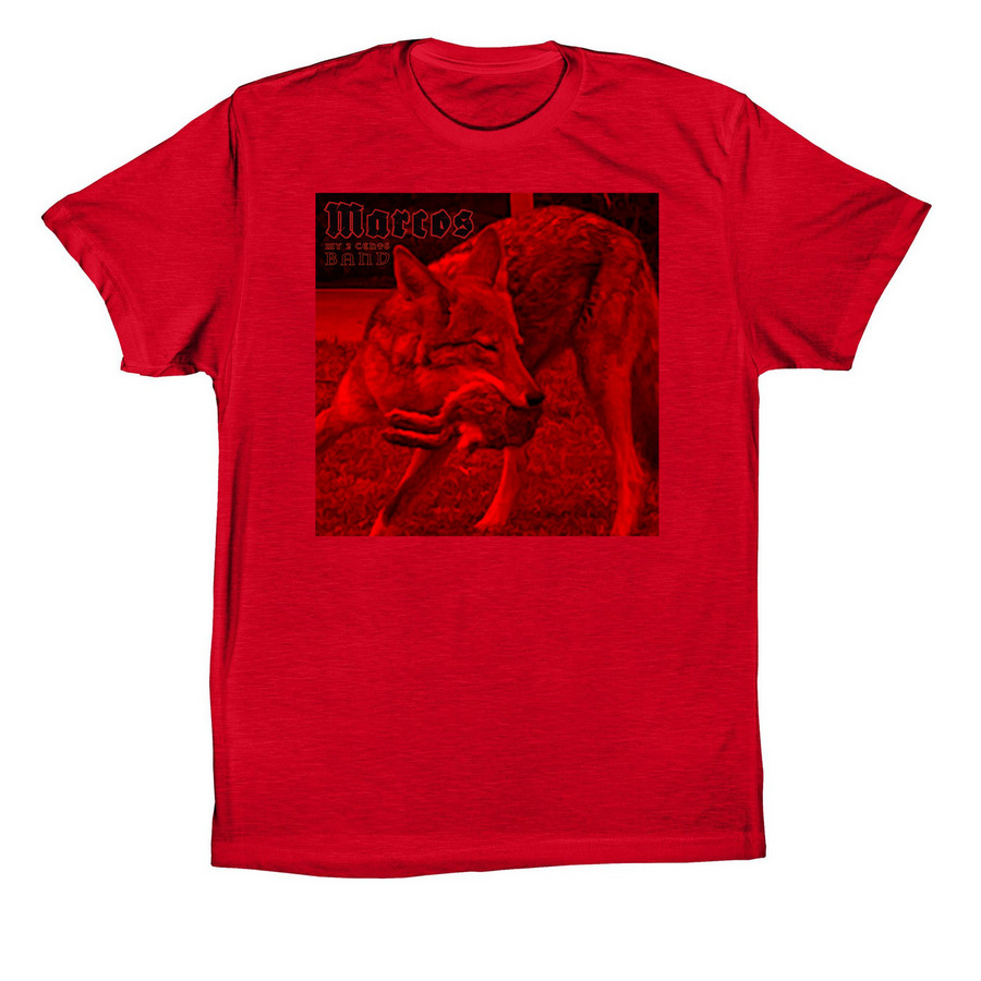 Marcos My 2 Cents Band, a Red Premium Cotton Tee