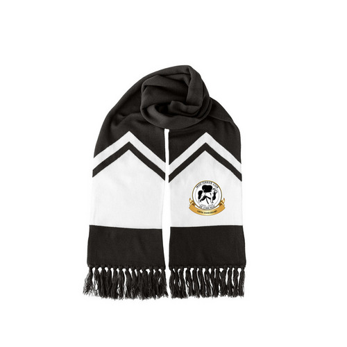 Irish Terrier Club/Chicago&nbsp;, a Black/ White Two-Tone Gameday Scarf