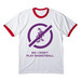 No, I Don't Tee, a White/ Red Cotton Ringer Tee