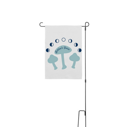 Ashlee's Voice 2026, a White 12" x 18" Yard Flag with Stake