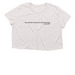 sex workers deserve safe housing, a Heather Dust Women?s Flowy Cropped Tee