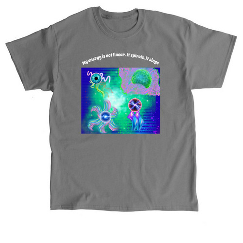 Spiraling Memory, a Charcoal Classic Unisex Tee