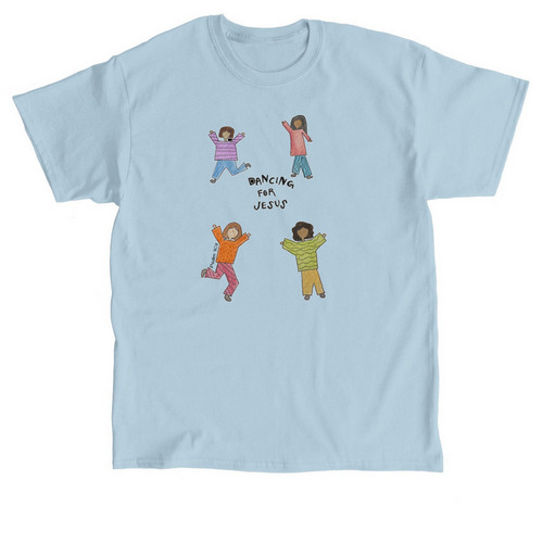 Dancing for Jesus, Psalm 30:11!, a Light Blue Classic Unisex Tee