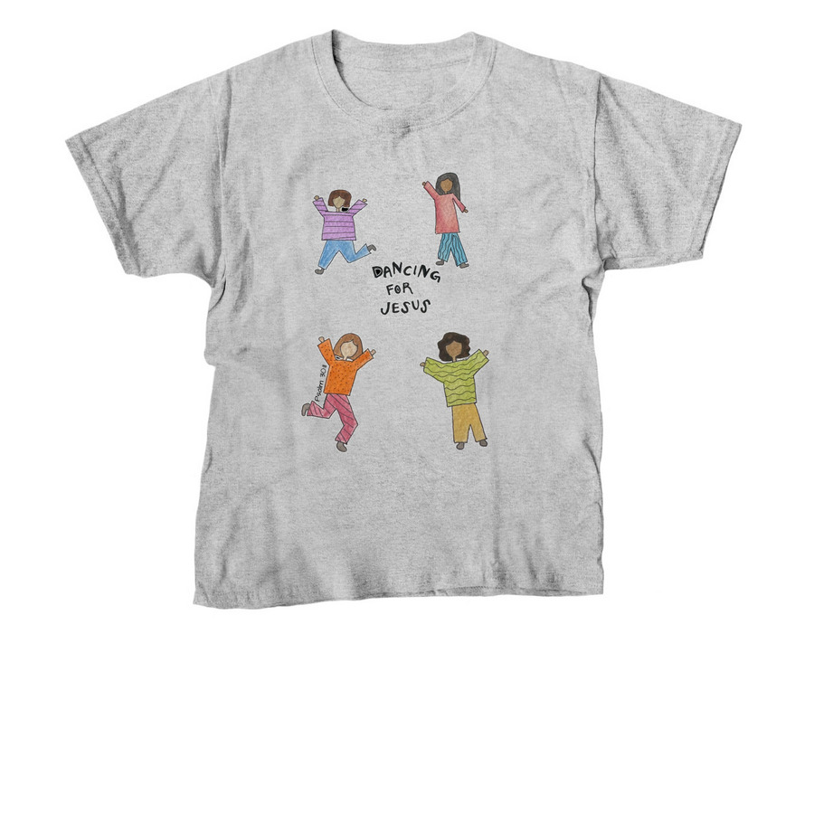 Dancing for Jesus, Psalm 30:11!, a Sport Grey Youth Unisex Tee