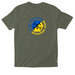 Wild Hornets Ukrainian Attack Drones, a Military Green Softstyle Cotton Tee