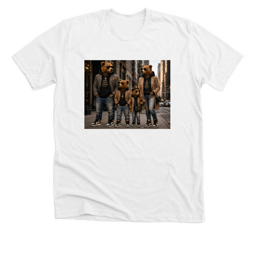 Family Affair, a Solid White Blend Premium Unisex Tee
