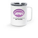 APAN Scholarship Fundraiser 2026, a White Stainless Steel Travel Mug