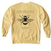 Adult and Youth Yellow/White, a Butter Comfort Colors Crewneck Sweatshirt (back-view)