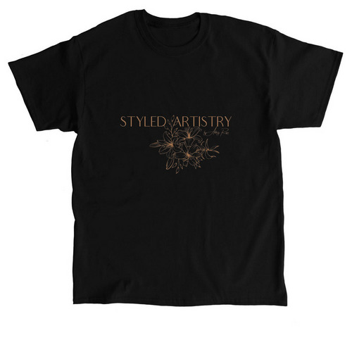 styled artistry.&nbsp;, a Black Classic Unisex Tee