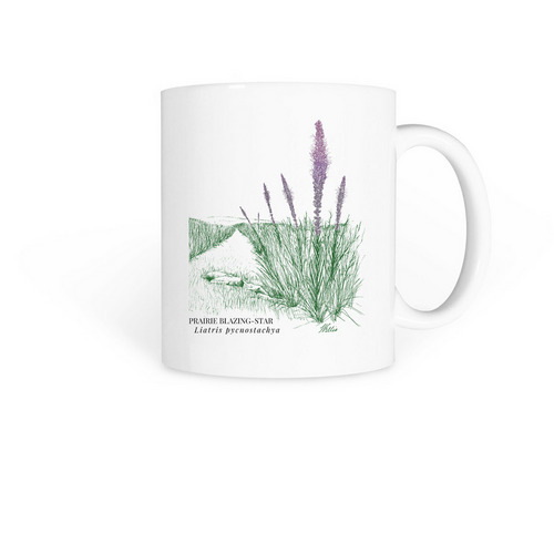 ANPS Mug - Prairie Blazing-Star, a White Coffee Mug