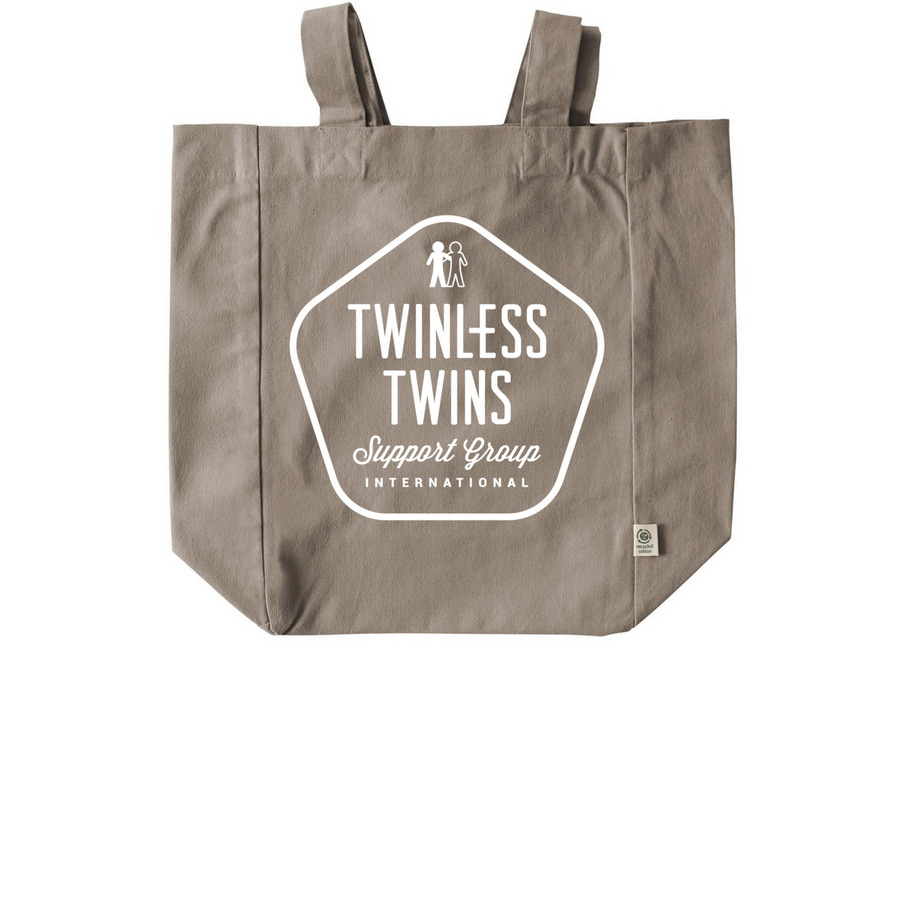 TTSGI Home Badge Cotton Tote, a Pumice Recycled Cotton Tote Bag