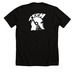Trojan Tech Shirt, a Solid Black Blend Premium Unisex Tee (back-view)