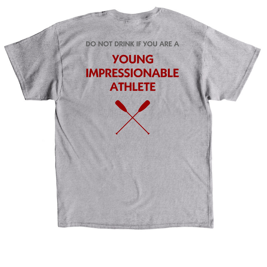 Cal Lights, a Sport Grey Classic Unisex Tee (back-view)
