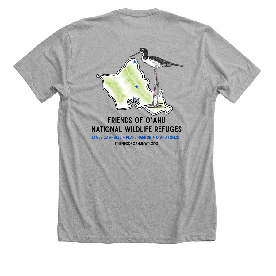 FONWR Colorful Logo, a Athletic Heather Premium Unisex Tee (back-view)